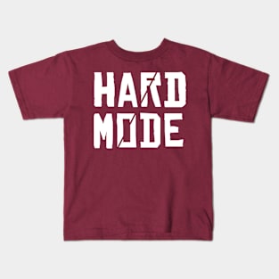 Hard Mode Logo White Kids T-Shirt